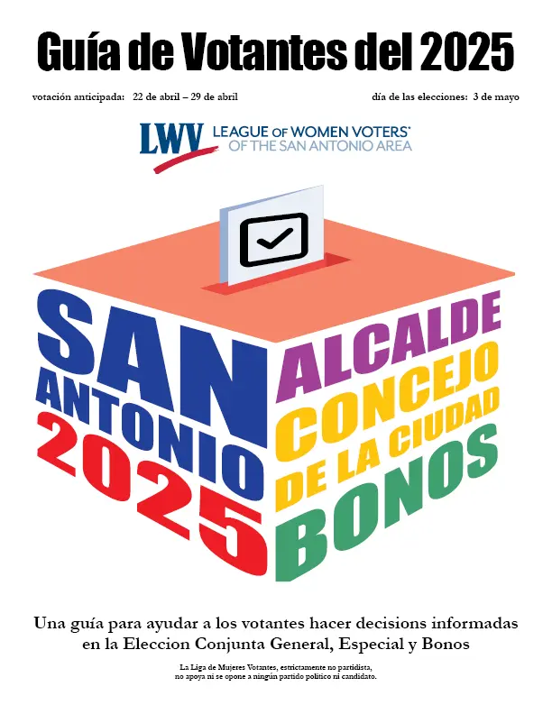 May 2025 LWVSA Voters Guide (Spanish)